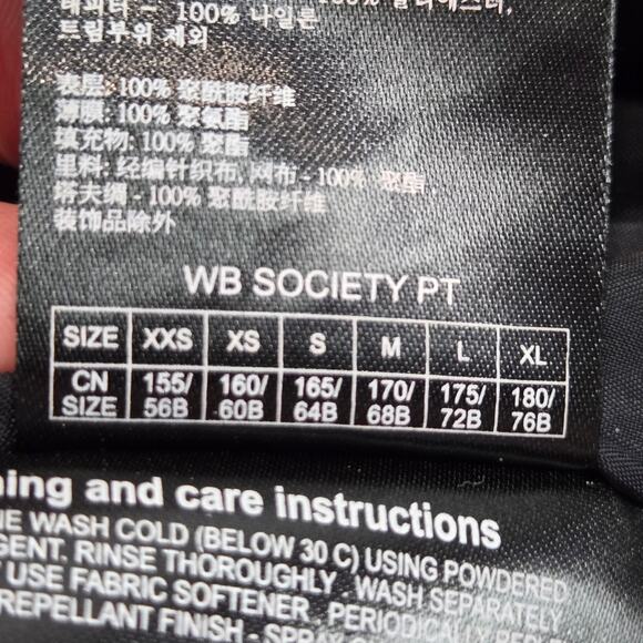 Burton Society Snowboarding Pants Womens Black Dry Ride Large Utility Outdoors - Picture 6 of 7